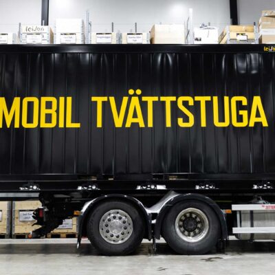 Specialcontainer mobil tvättstuga
