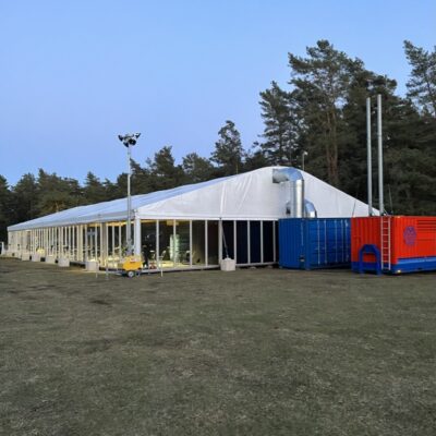 Utomhusmiljö förläggningstält för sovplatser